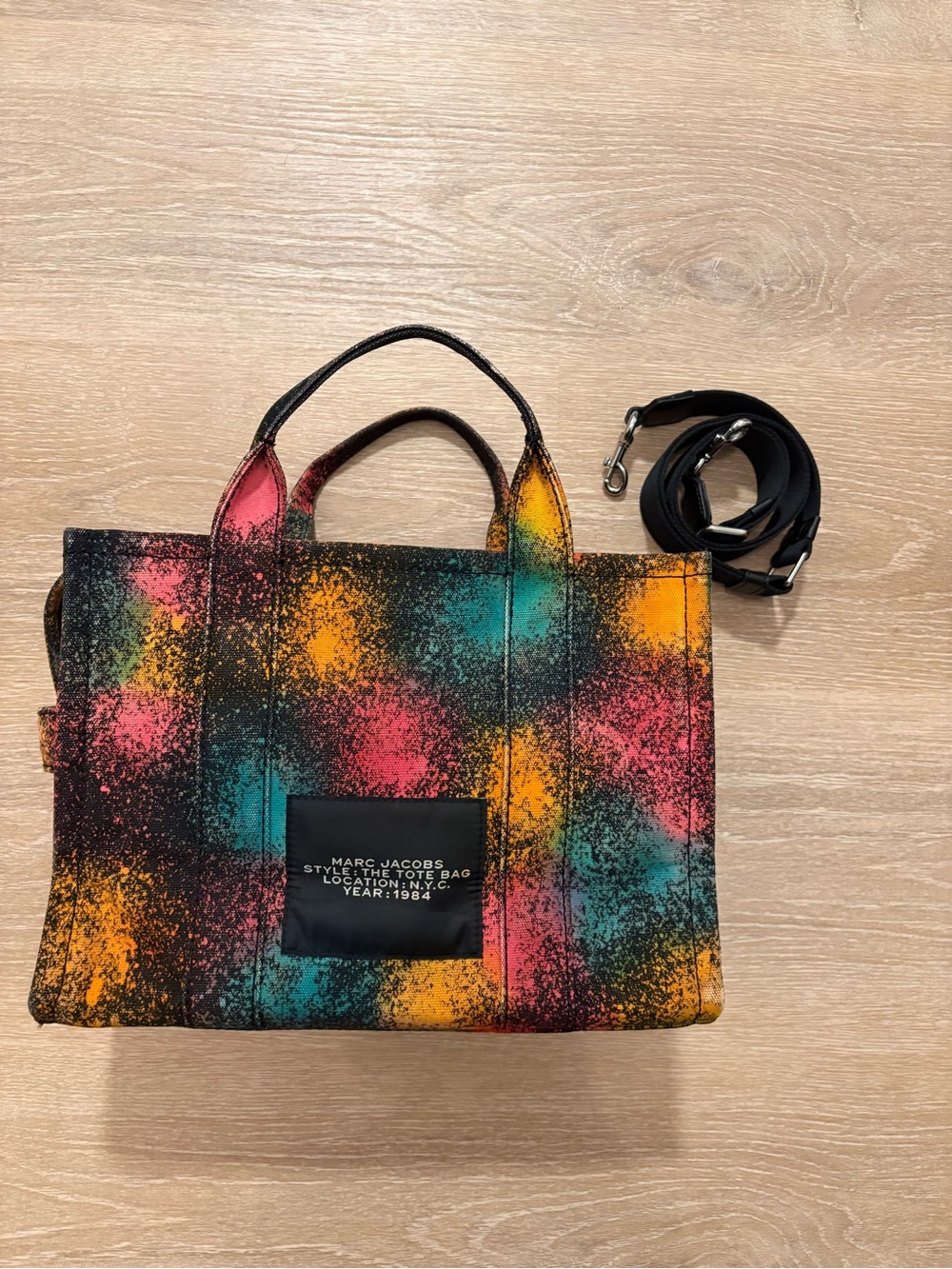 Marc Jacobs Medium Cosmic Splatter The Tote Bag - Picture 4 of 10